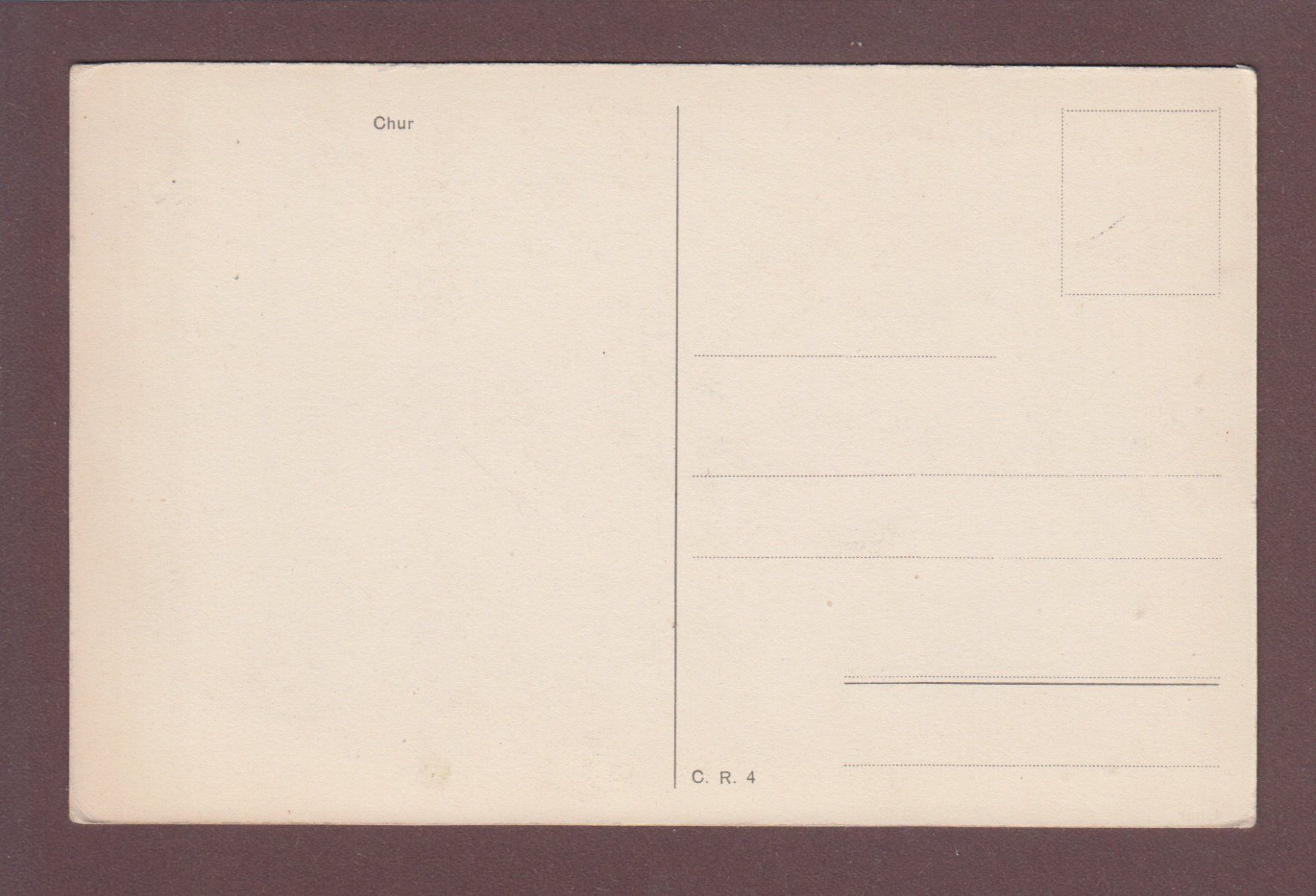 Cartoline postali: CHUR - Bank – Usato da Pully venduto da nicecards 1