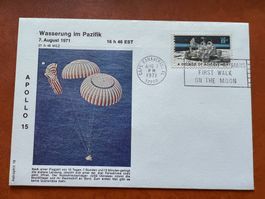 Brief Apollo 15  Wasserung  (R40)
