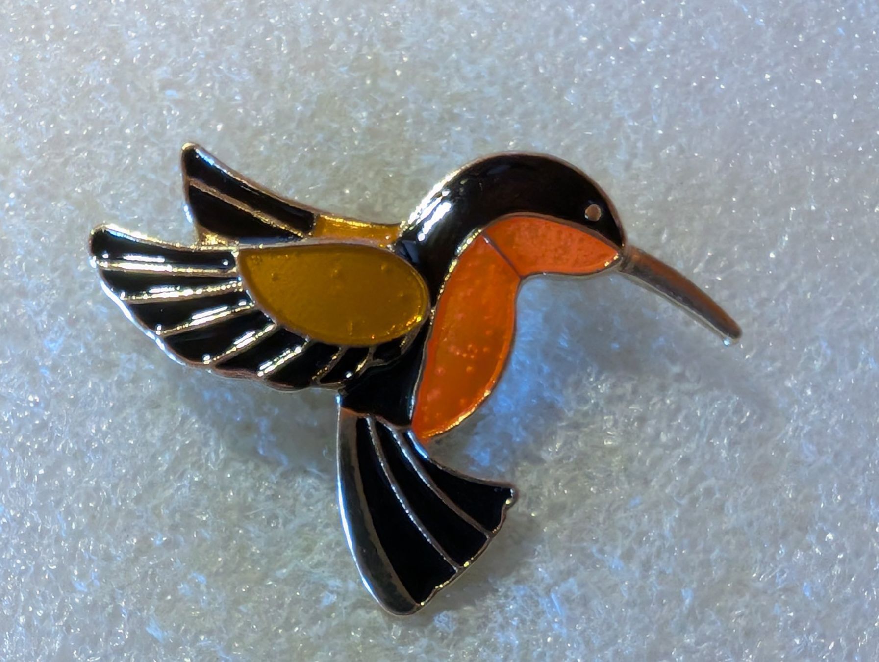 Placchette & Badge: Ansteckpin 18: Kolibri Vogel – Usato da Oppligen venduto da Pin-Fall-Shop
