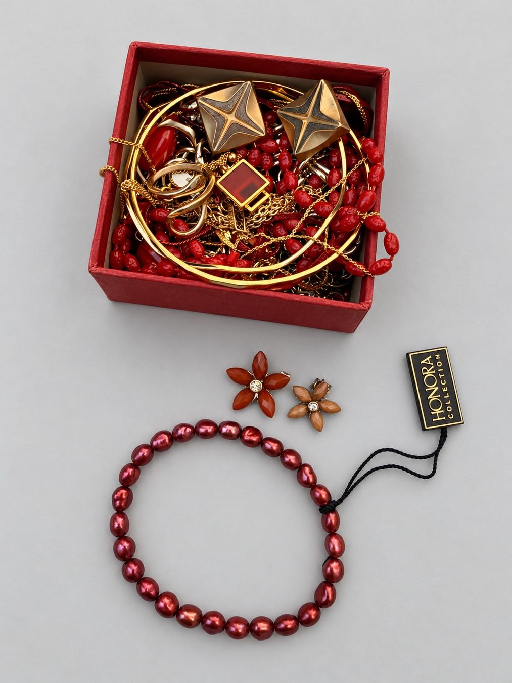 Sonstiger Schmuck: Modeschmuck-Konvolut (34) – Gebraucht aus Dachsen von Lor_sch
