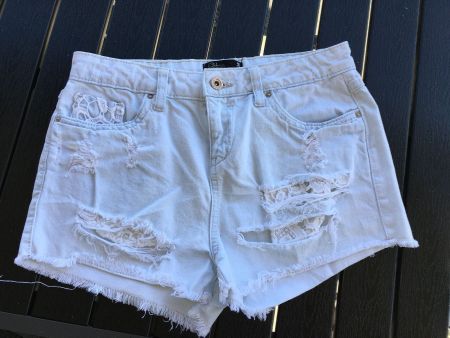 Shorts Jeans hellblau Gr 34  high Rise