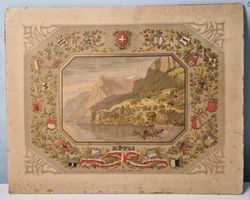 Kunstdruck vom Rütli 1885