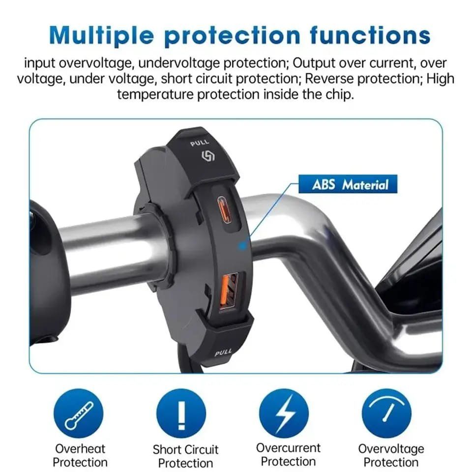 Tutti i ricambio per moto: 12V USB C Steckdosen Motorrad oder Roller – Nuovo e nell'imballaggio originale da Winterthur venduto da Neilpryde01 3