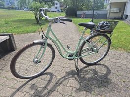 Schweizer Damenvelo Villiger (Retro / Mintgrün)