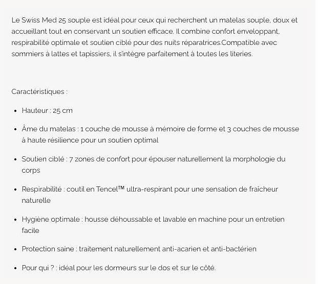 Matelas: Matelas de luxe – D'occasion à Colombier par Labuse 3