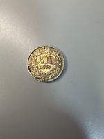 1/2 Franken 1937 Münze guter Zustand