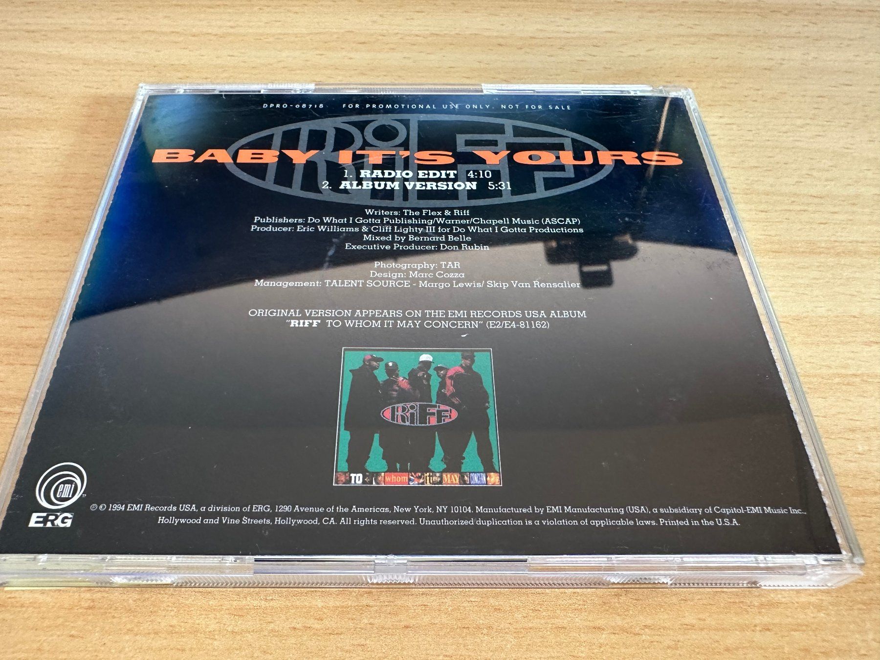 CD: Riff – Baby It's Yours – Usato da Rikon im Tösstal venduto da Alpenmutz 1