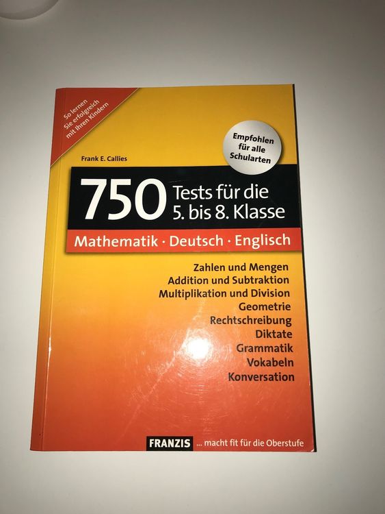 750 Tests Deutsch, Mathe + Englisch Kaufen auf Ricardo