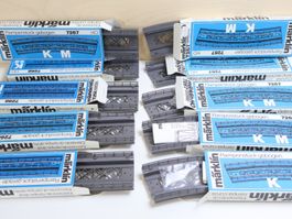 Märklin 10 x Rampenstück Brücken 7268/7267 Neuwertig H0