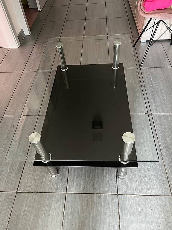 Tables: table basse en verre – D'occasion à Monthey par fab_hhg8