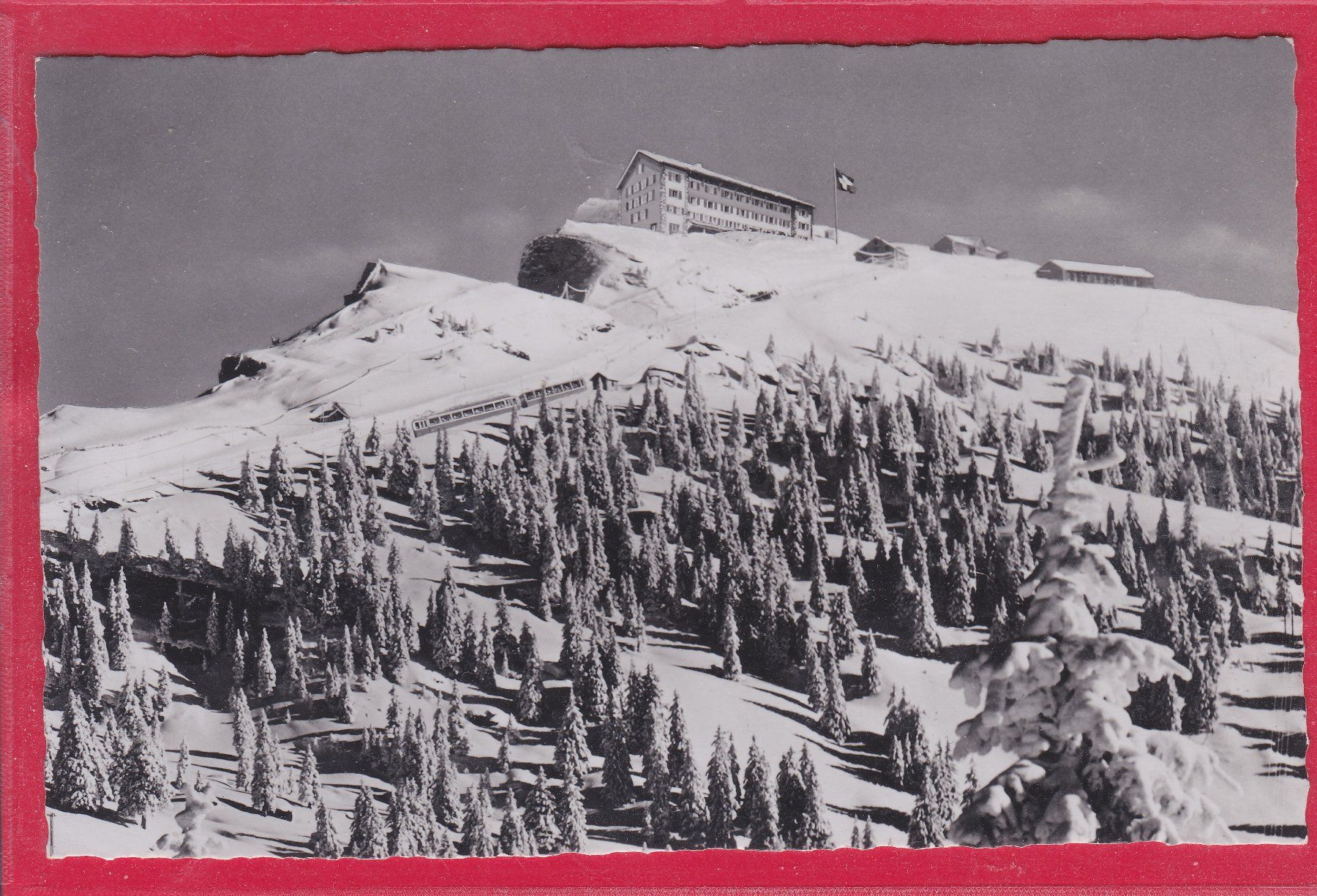 Cartoline postali: AK, RIGI-KULM 1800m 9.3.1956 – Usato da Oberrieden venduto da Gebirgsstelze