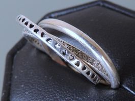 Silber 925 Triple Fingerring Gr. 59