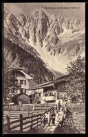 AK Guttannen, Ortspartie gegen Gebirgszug