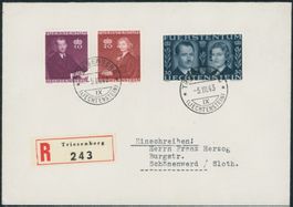 FL - 1943 - Vermählung - Ersttagsbrief FDC ET
