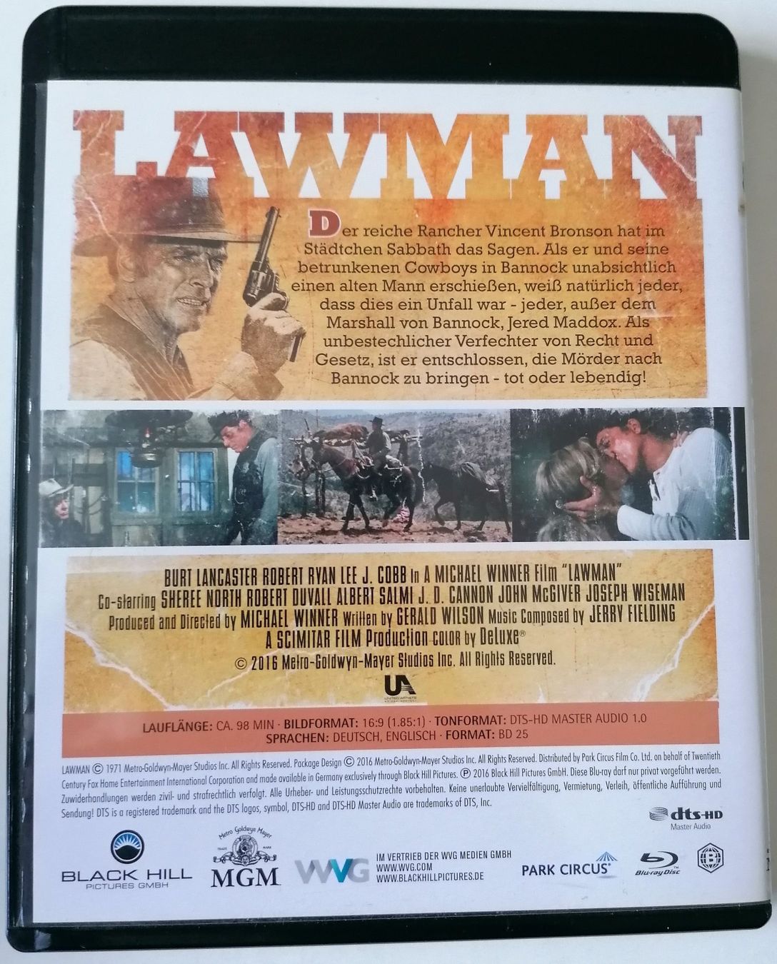 Tutti i DVDs: Lawman - Blu-ray - Western - Burt Lancaster - Robert Ryan – Usato da Oberurnen venduto da mackrokodile 1