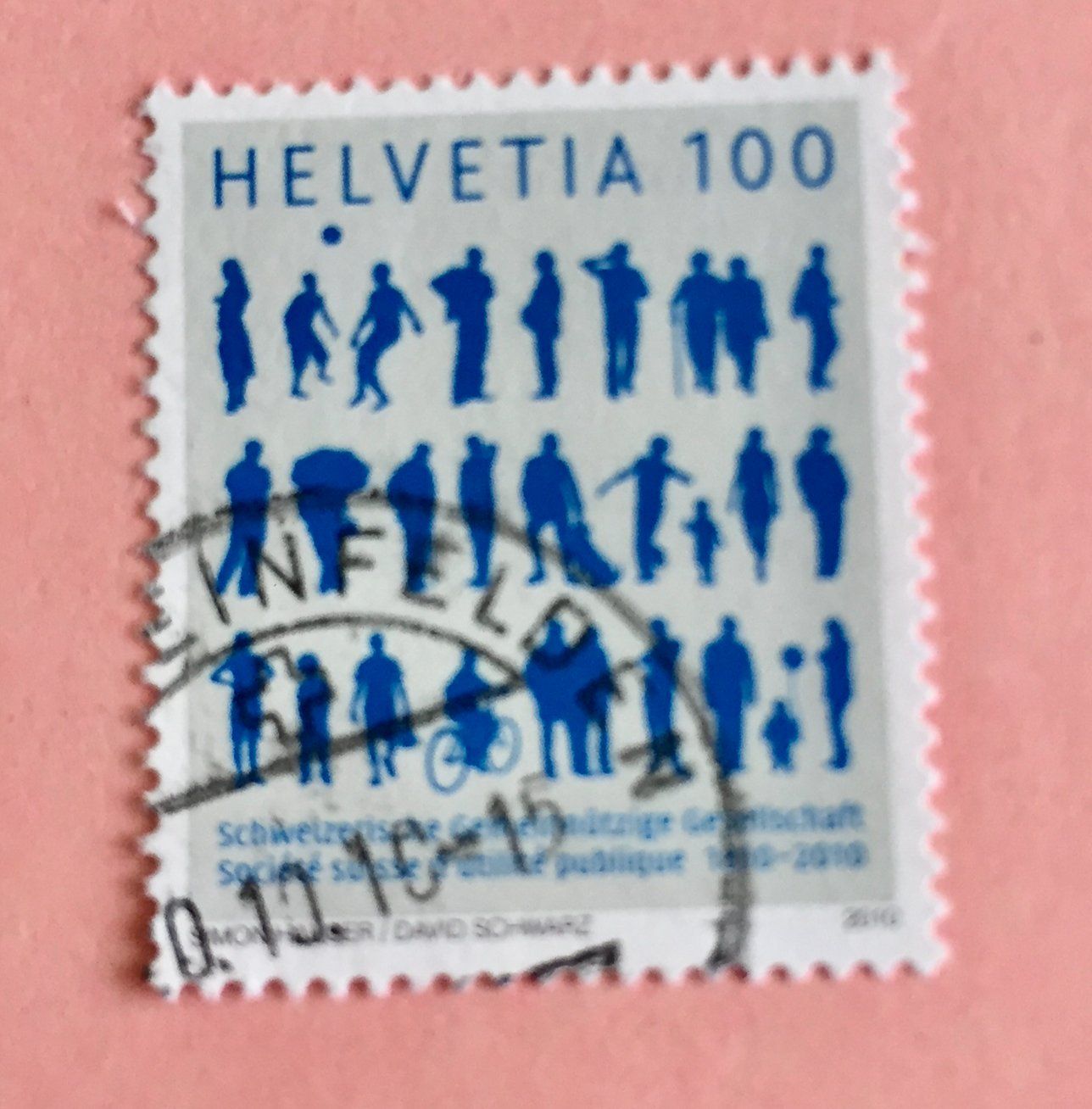 Tutti i francobolli: Nr.1354 mit Stempel 200 j.Schw.Gemeinn.Gesellschaft 2010    – Usato da Aarau venduto da Billa007