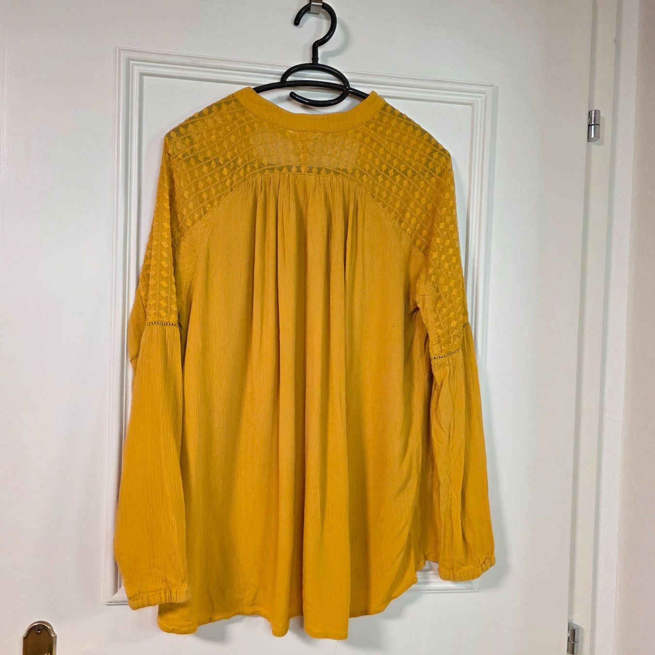 H&M Camicette: H&M gelbe Bluse, Boho-Stil, Größe M – Usato da Wald ZH venduto da CapLux 3