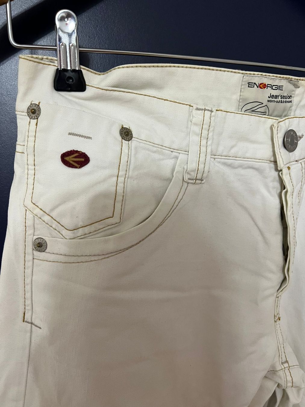 Jeans: Energie Herren Hosen weiss – Neu (gemäss Beschreibung) aus Lupfig von Pluribus 1