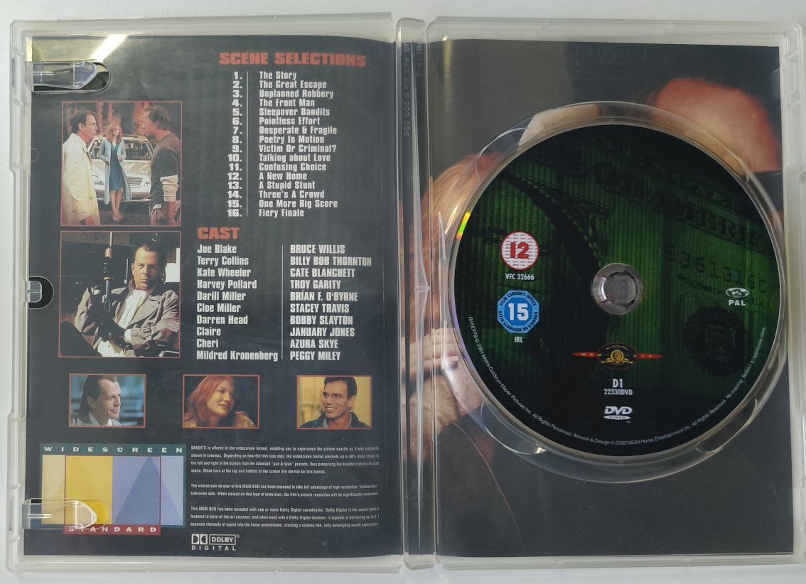 Tous les DVDs: DVD: Bandits - 2001 - English – D'occasion à Hagendorn par Thom.74 2
