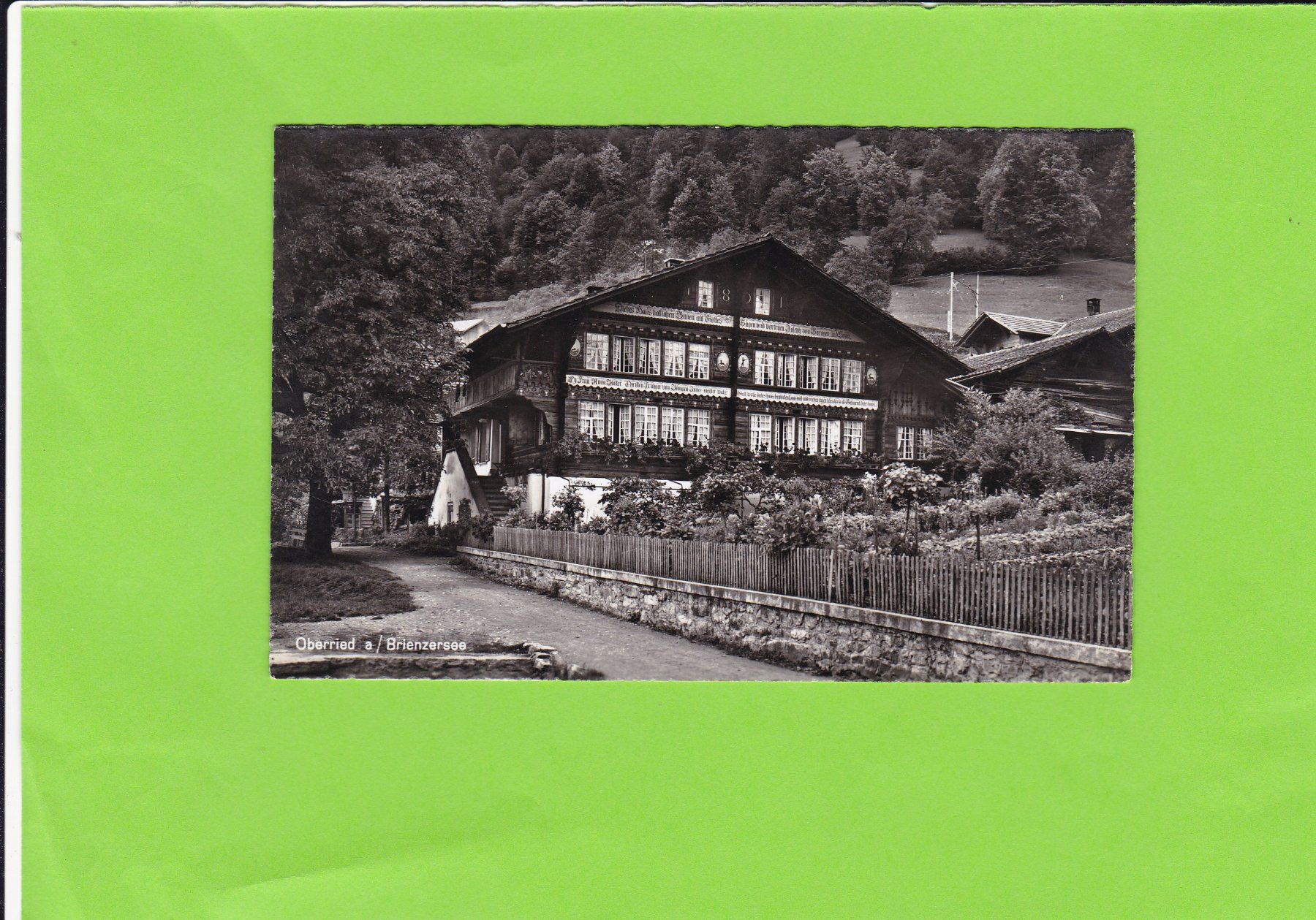 Cartoline postali: Altes Oberländerhaus am Brienzersee – Usato da St. Peterzell venduto da neckertal