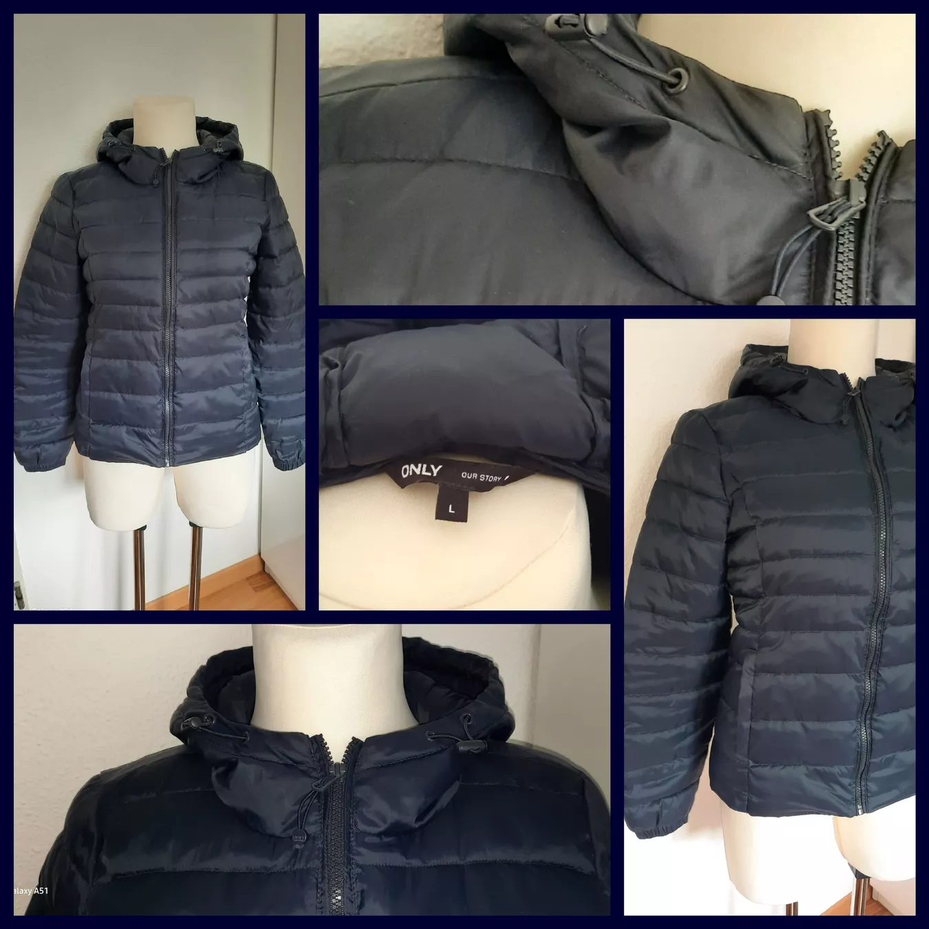 Only Giacche: ***ONLY*** Steppjacke blau Gr L – Usato da Wädenswil venduto da H2H_Secondhandshop