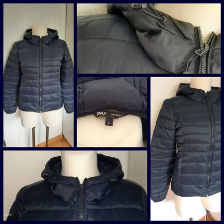 ***ONLY*** Steppjacke blau Gr L