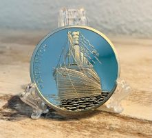 versilber Gedenkmedaille "Titanic", neuwertig, Sammlerstück!
