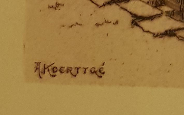 Incisioni: Albert KOERTTGÉ 1861 - 1940 – Usato da meggen venduto da comeinpeace 2