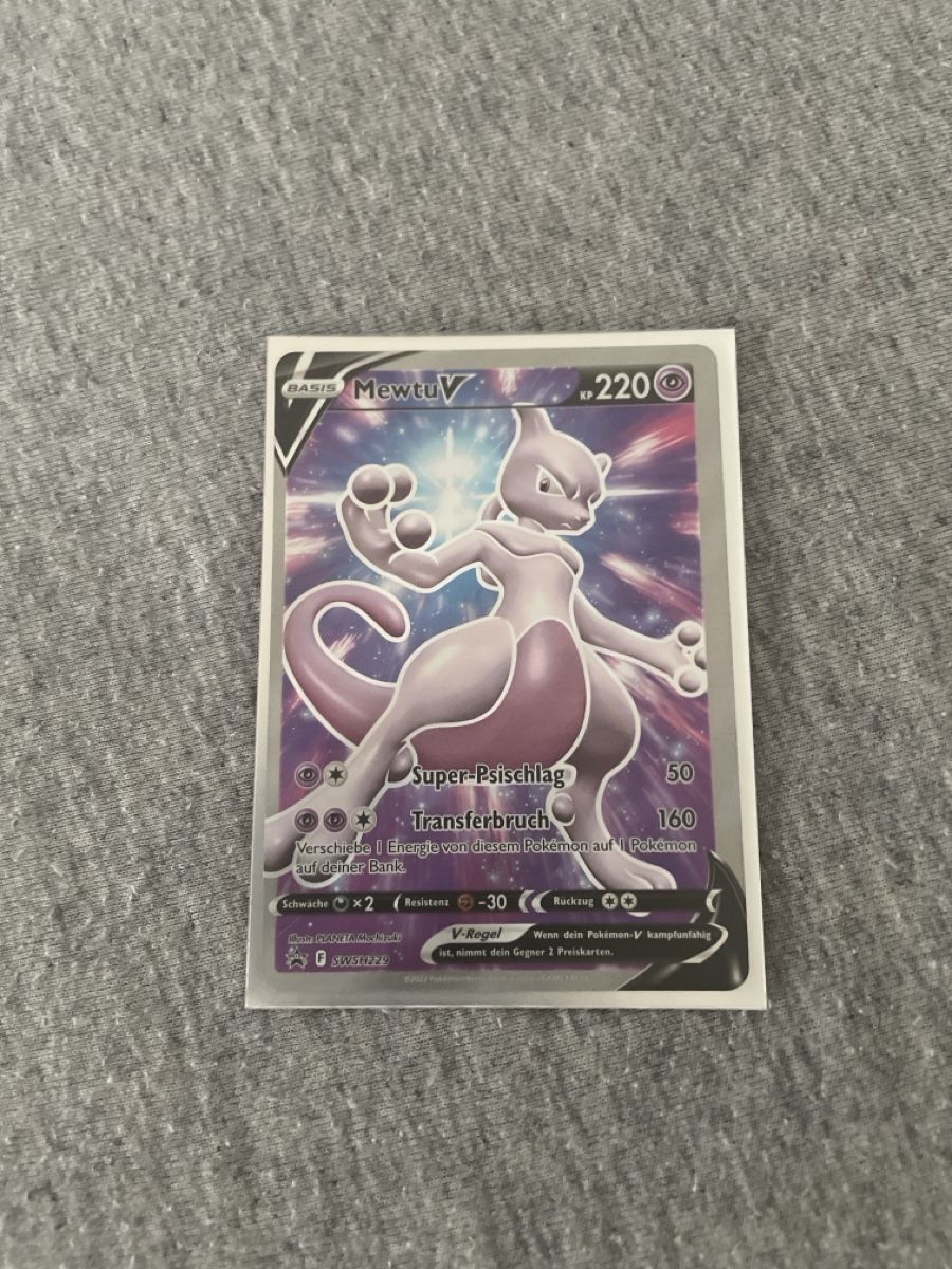 Pokémon Carte collezionabili: Mewtu V Promo – Nuovo (secondo la descrizione) da Flawil venduto da Duft-Alchemist