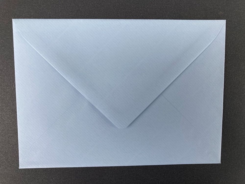 50 Enveloppes pour faire-part de décès, avec cadre noir, format C6 (162