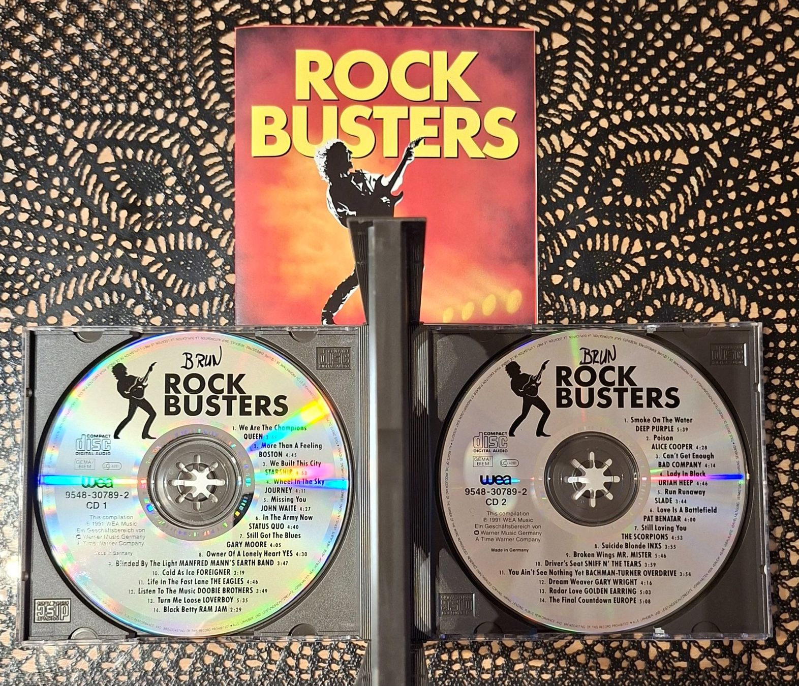 CD: Rock Busters, Rock Hit Compilation Sampler 2CD 1991 – Usato da Schönenberg TG venduto da Gregolino76 2