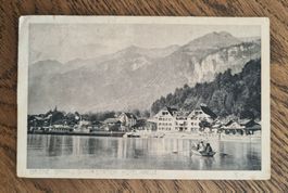 Brienz mit Hotel Kreuz 1918