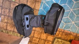 Motorrad Satteltaschen guter Zustand mit Vergrösserung