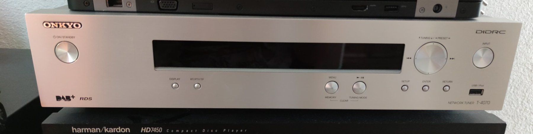 Onkyo Radio: Onkyo T4070 Dab+, USB, Streaming Dlna, Spotify – Usato da Meggen venduto da Malecifent