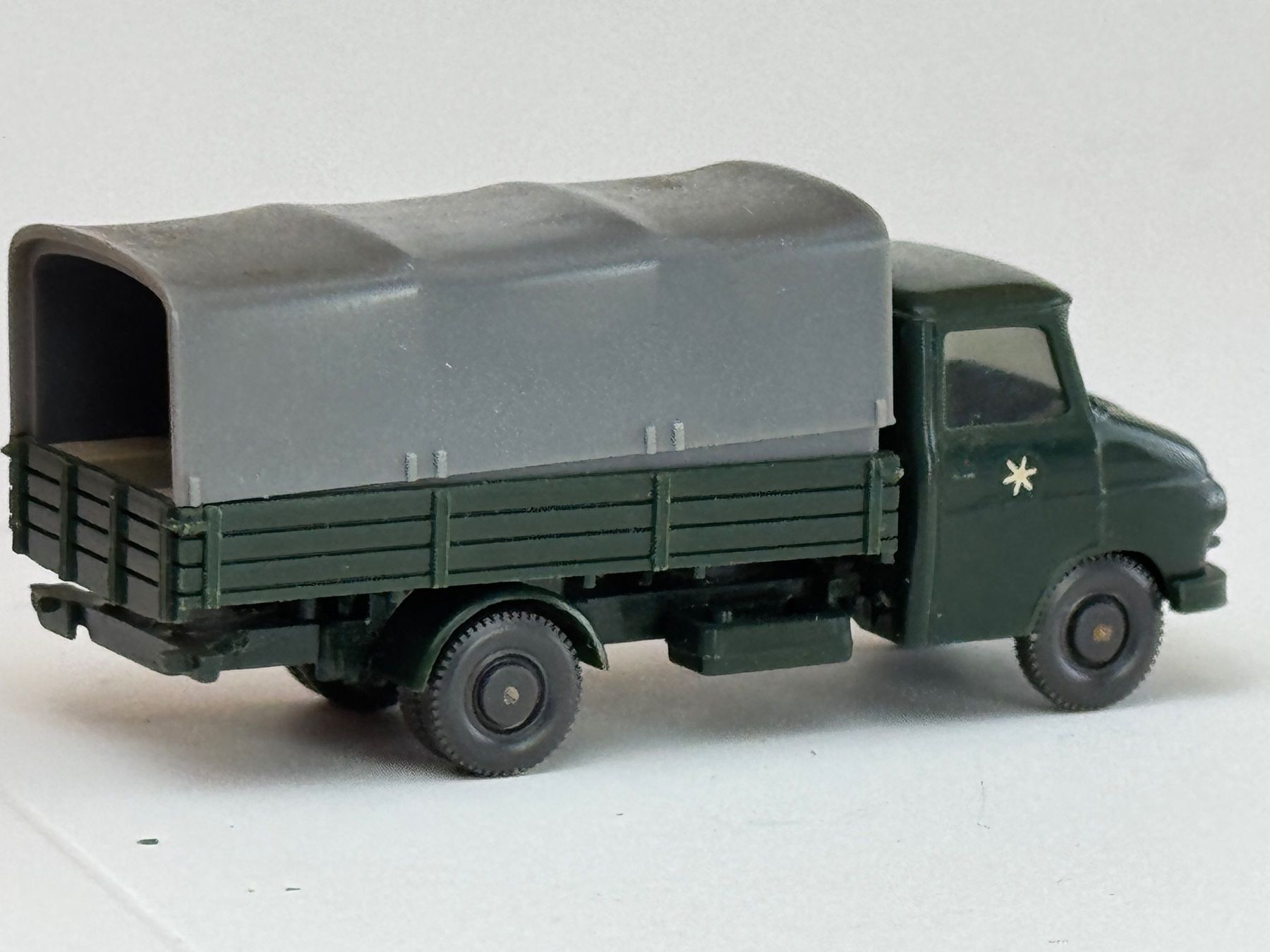 Wiking Modellini d'auto: SG-  Wiking Opel Blitz Pritsche Polizei – Usato da Elm venduto da Wikmtz 1