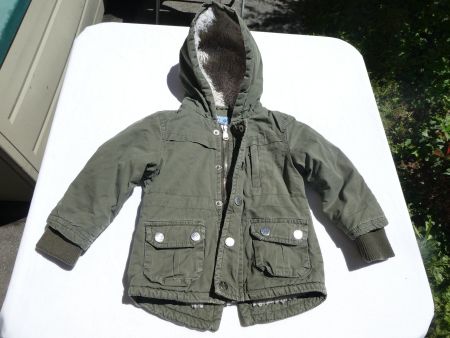 Warme Übergangsjacke von Ativo, mit Kapuze,  Gr. 80