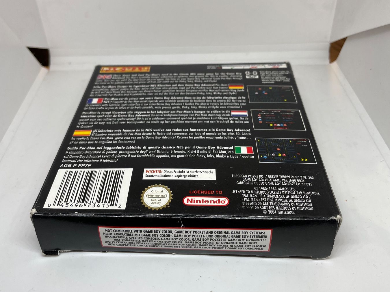 Nintendo Giochi: Pac-Man NES Classics GameBoy Advance – Usato da Dietlikon venduto da NESFEVER 1