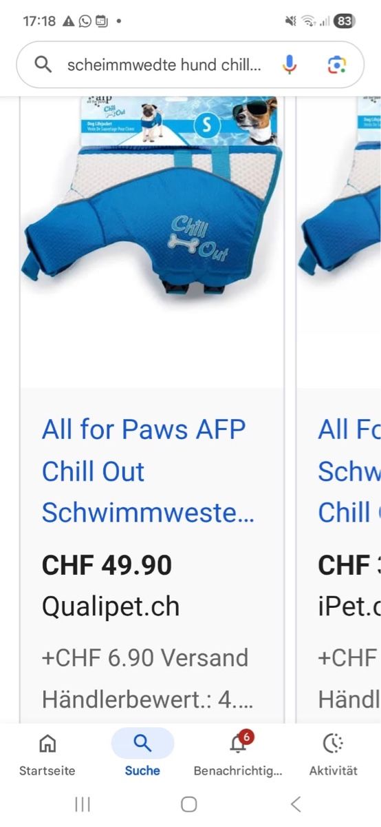 Schwimmwesten: Super Schwimmweste für Hunde – Neu (gemäss Beschreibung) aus Altendorf von sam_fd87 2