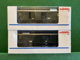 Märklin H0 4316 2 Stück Güterwagen DB, Top Zustand!