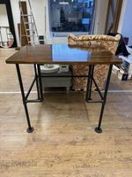 Industrial Pipe and Real Wood Table