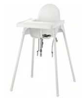 IKEA ANTILOP Kinderhochstuhl mit Tablett, weiss