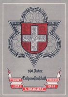 650è de la Confédération Suisse, 1er Août 1291-1941