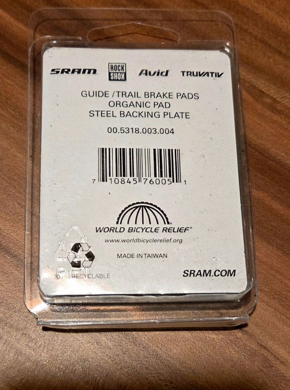 Sram Pezzi di ricambio: SRAM Bremsbeläge Guide Trail Organic-Steel – Nuovo e nell'imballaggio originale da Rorbas venduto da Petermense 1