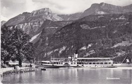 Dampfschiff " Lötschberg " auf dem Brienzersee.