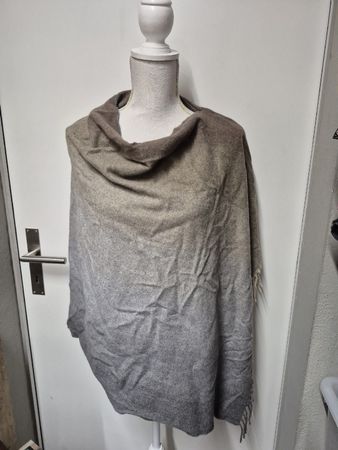 Larens Zürich Poncho Cape Farbverlauf Wolle/Angora