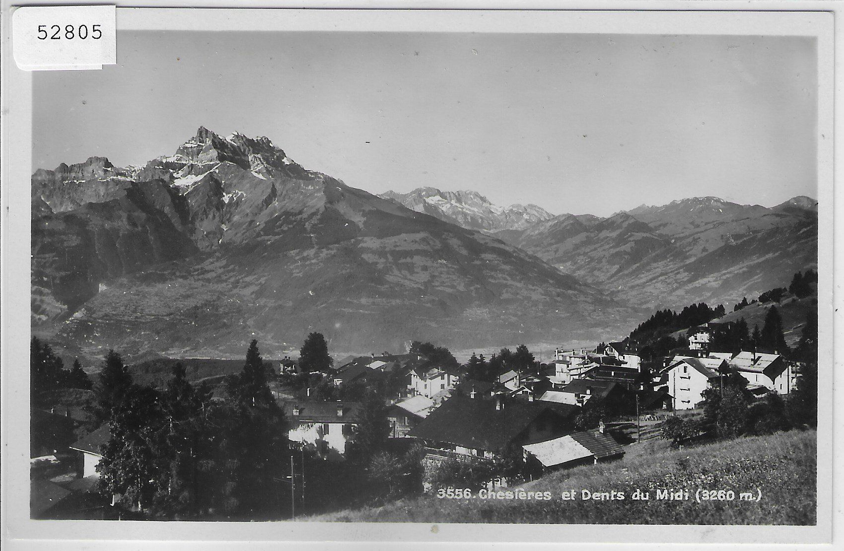 Cartoline postali: Chesieres et Dents du Midi – Usato da Ettingen venduto da Kartenplanet