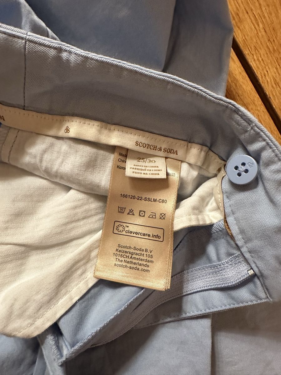 Pantaloni: Scotch & Soda hellblaue Chino Hose 25 – Nuovo (secondo la descrizione) da Oberwil-Lieli venduto da Claudine_1988 4