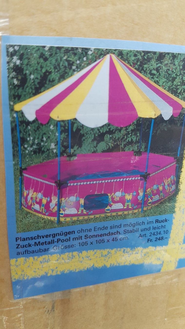 Schwimmbad: Pool mit Dach G – Neu und originalverpackt aus Spiegel b. Bern von flamingo1970