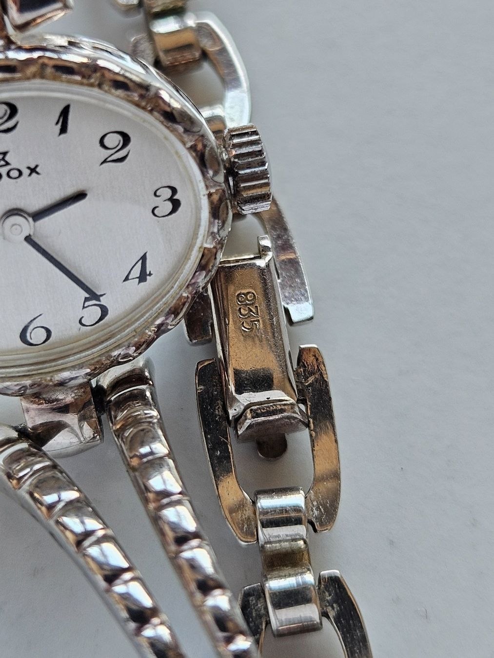 Edox Orologi: 55 Edox Silberuhr 0.835 Damenuhr – Usato da Berikon venduto da mmm21 2