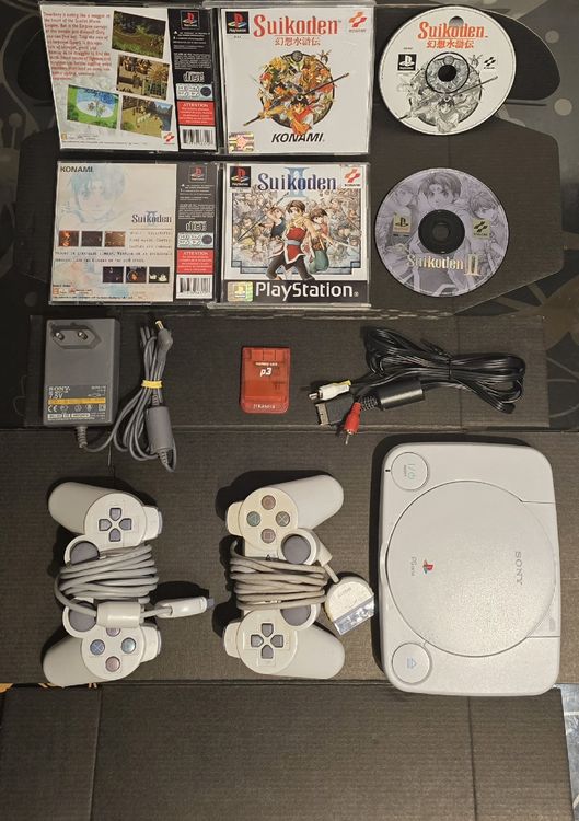 Suikoden 2 Sur Sony PlayStation 1 – Version PAL Complète (boîte, Livret, CD) – Très Bon état